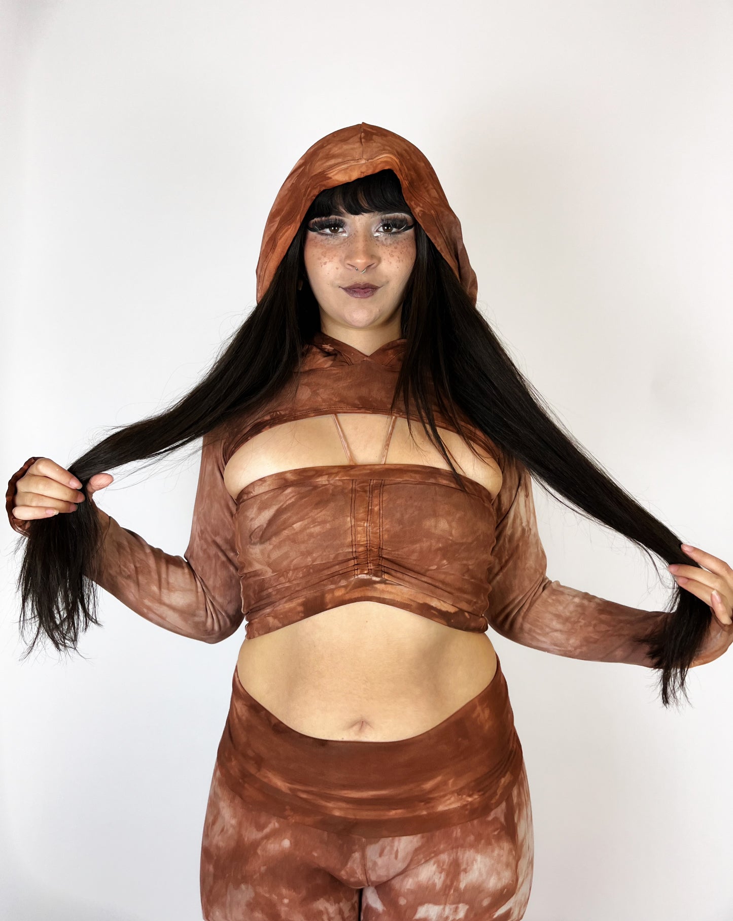 Angel Shrug - Rust Brown