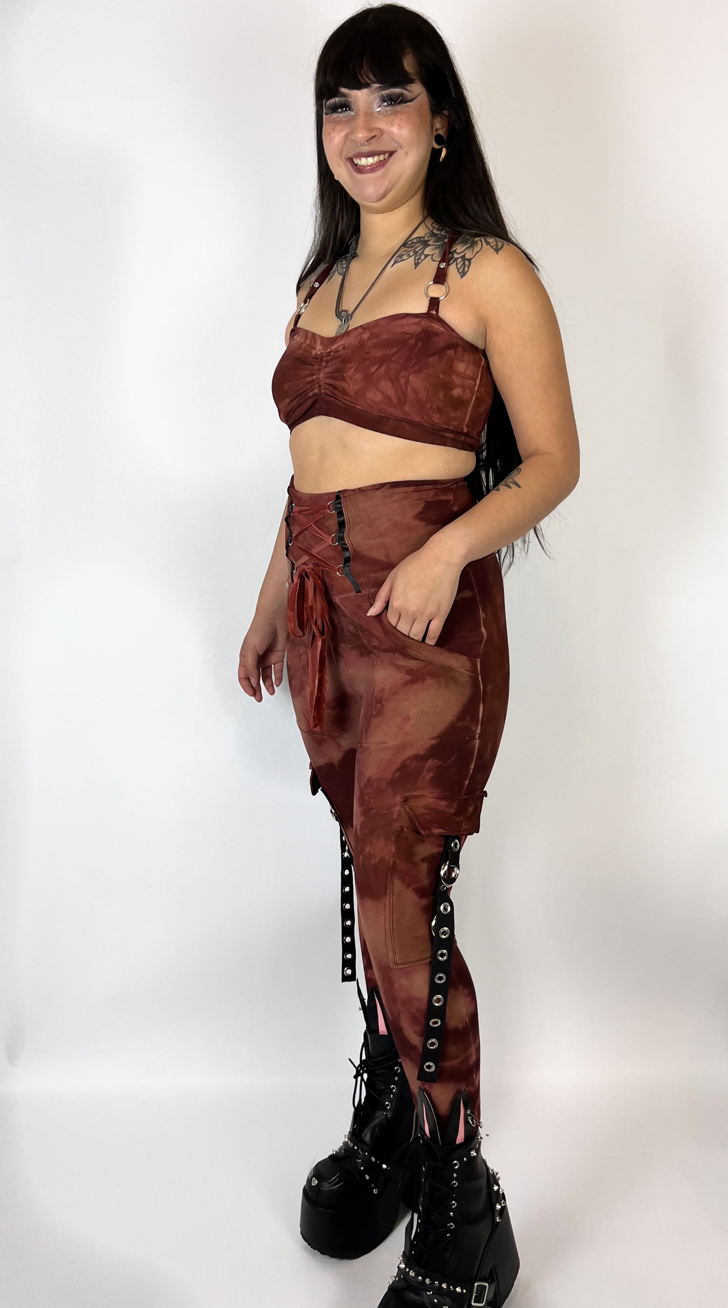 Cargo leggings - Cocoa