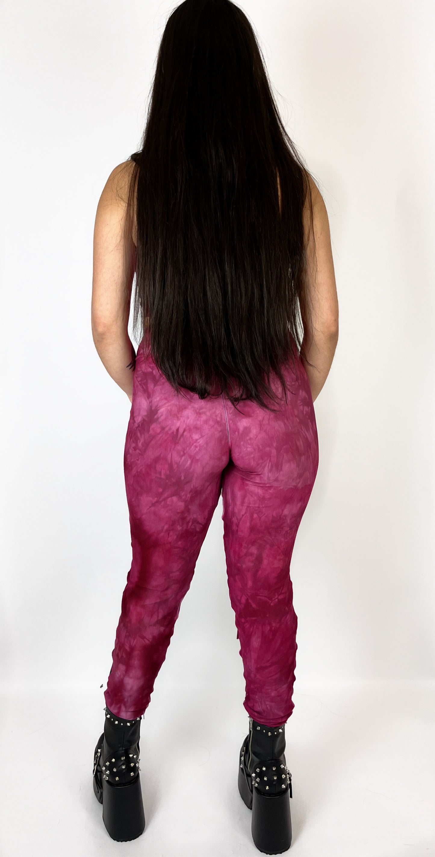 Lace Lux Leggings - Merlot