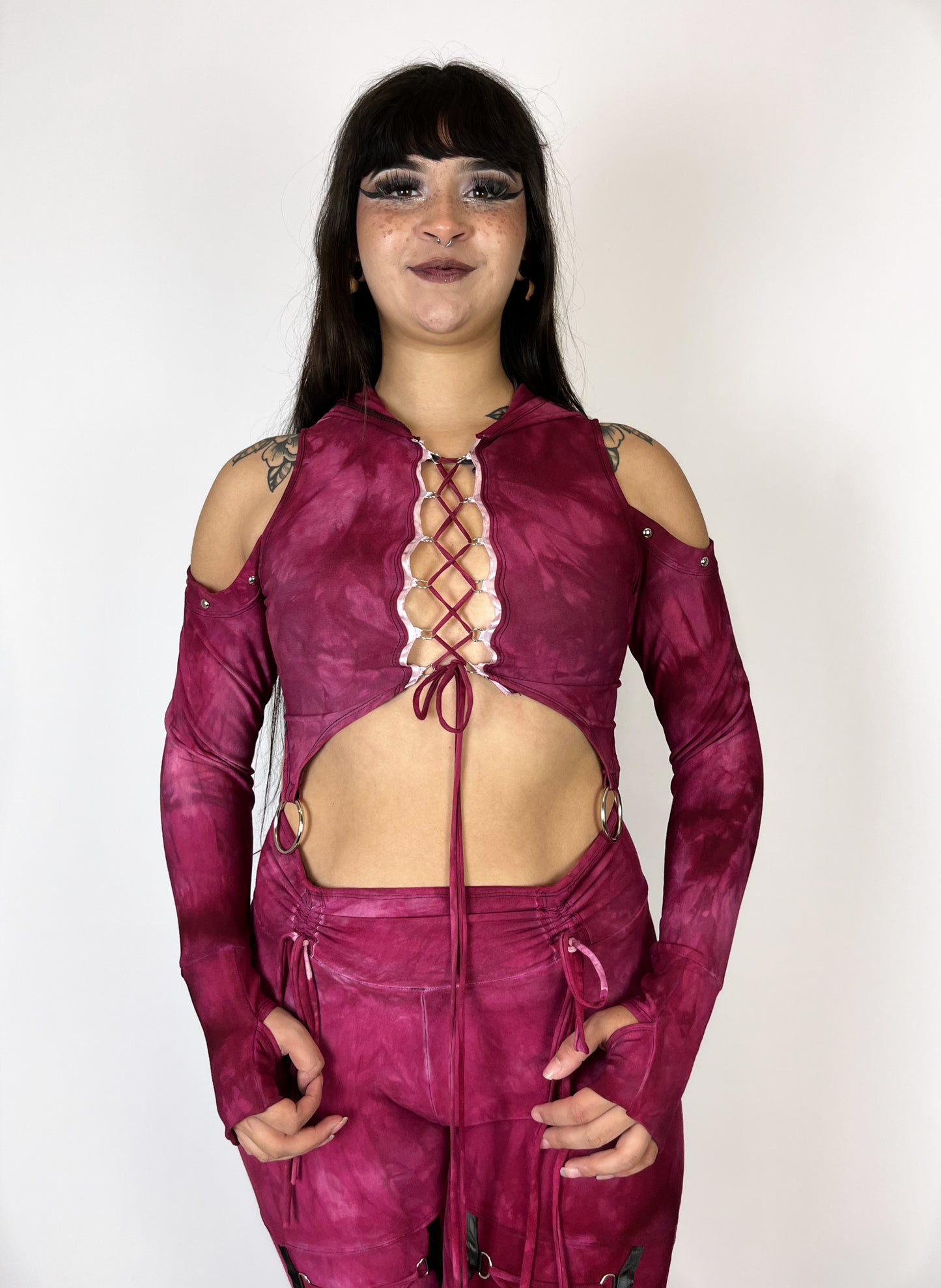 Hex Long Sleeve -Merlot