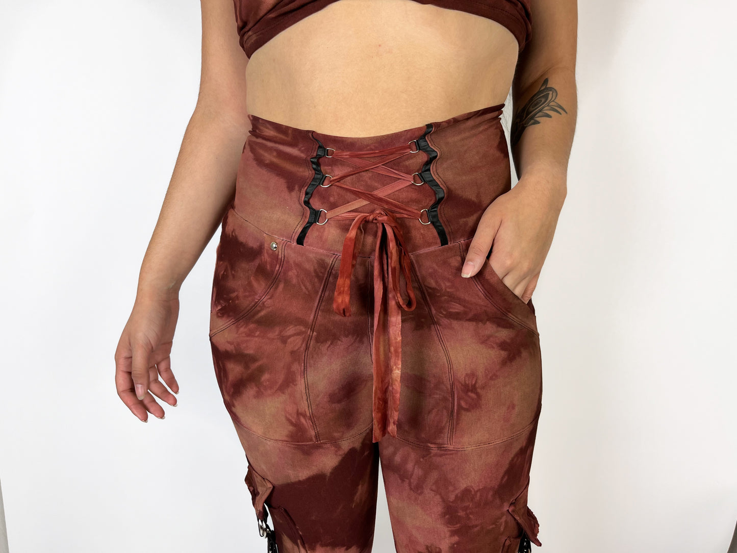 Cargo leggings - Cocoa