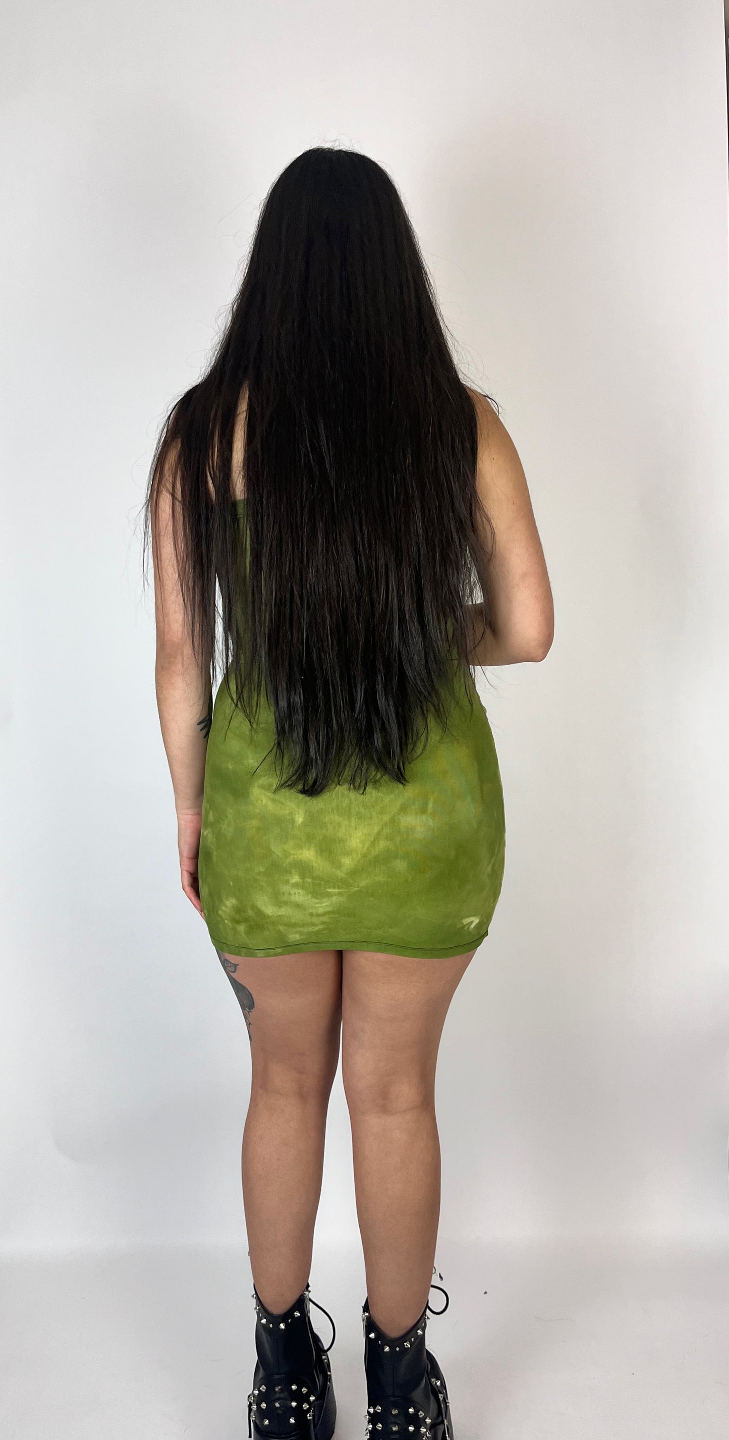 Siren Mini Dress - Moss
