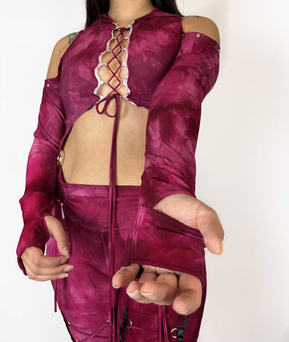 Hex Long Sleeve -Merlot