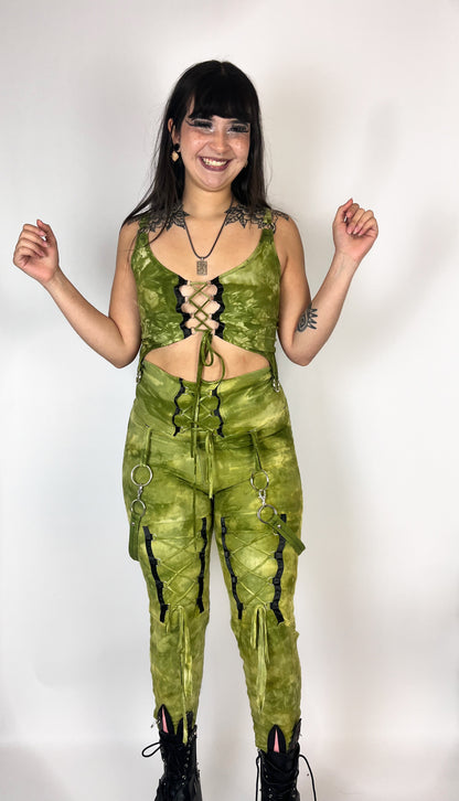 Angel Leggings - Moss