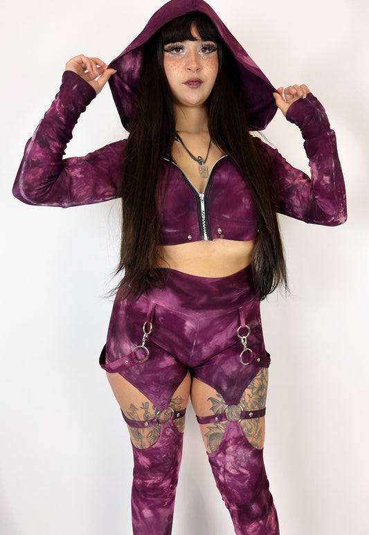 Rogue Zip Up Hoodie - BlackCherry